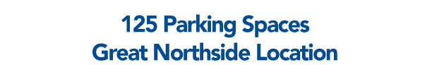 125 Parking Spaces