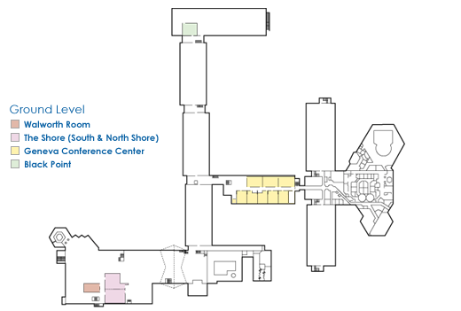 The Abbey Resort, a hotel in Lake Geneva, meeting room plans