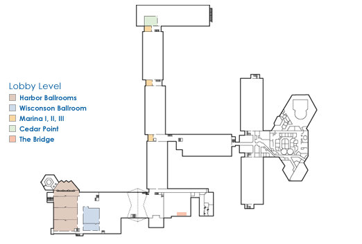 The Abbey Resort, a resort in Lake Geneva, meeting room plans